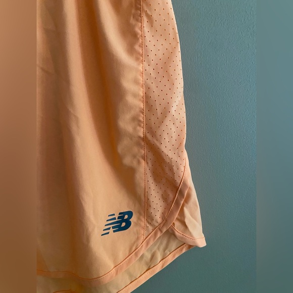 New Balance Orange Athletic Shorts Moisture-Wicking Design - Picture 15 of 17